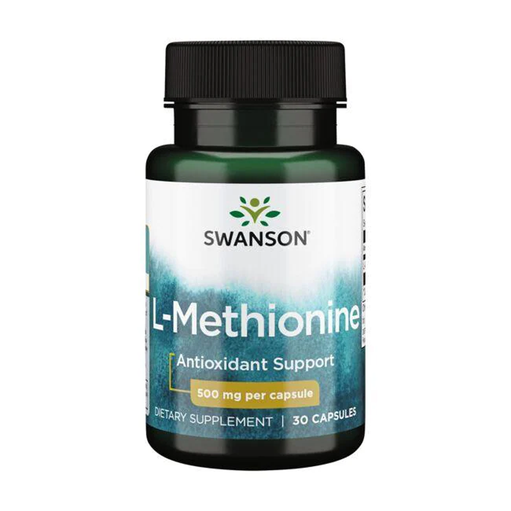 Swanson  Premium  L-Methionine  500 mg / 30 Capsules