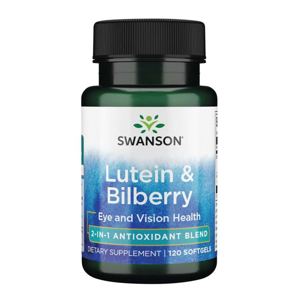 Swanson Ultra Standardized Lutein & Bilberry / 120 Sgels