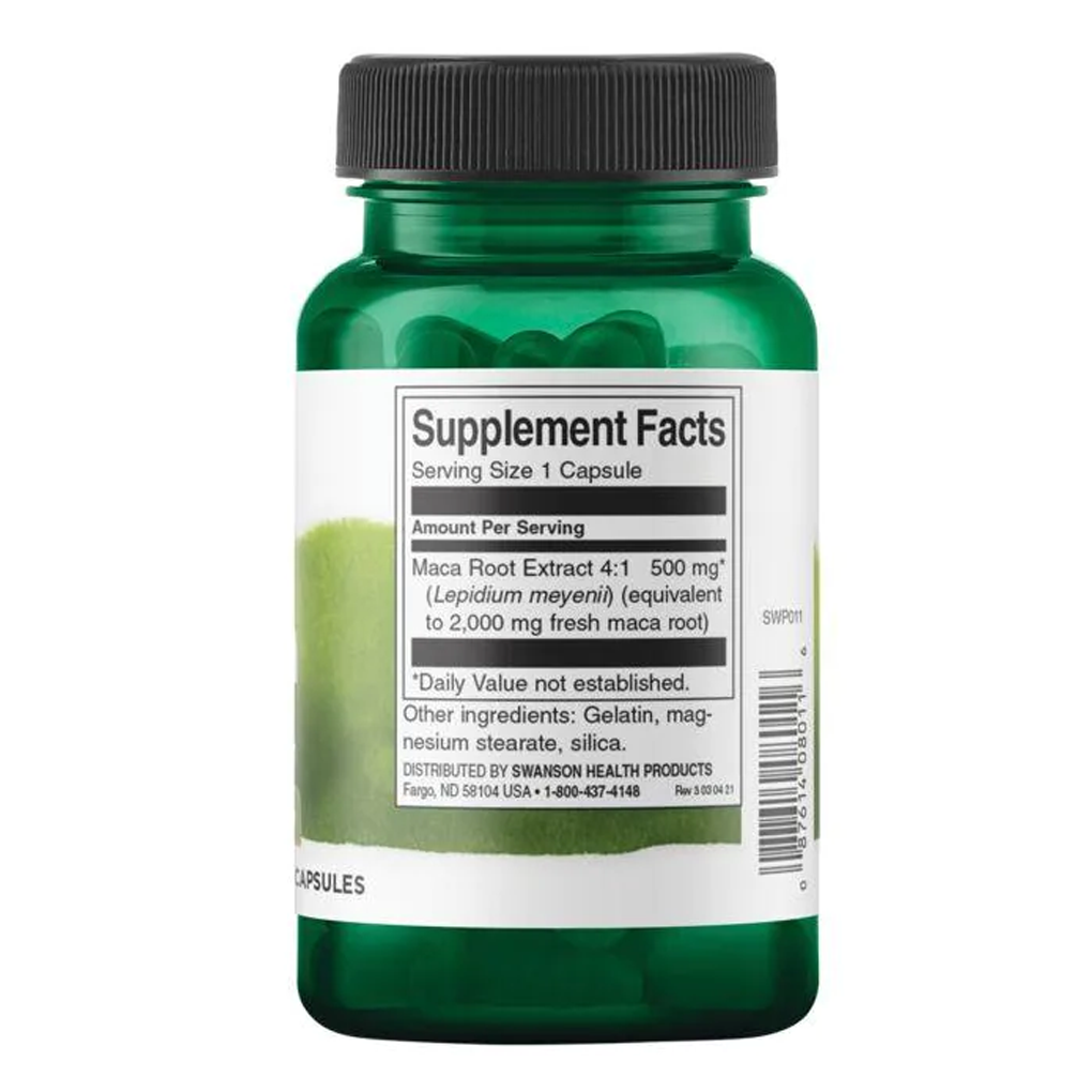 Swanson Passion Maca 500 mg / 60 Caps Swanson Passion Maca 500 mg / 60 Caps