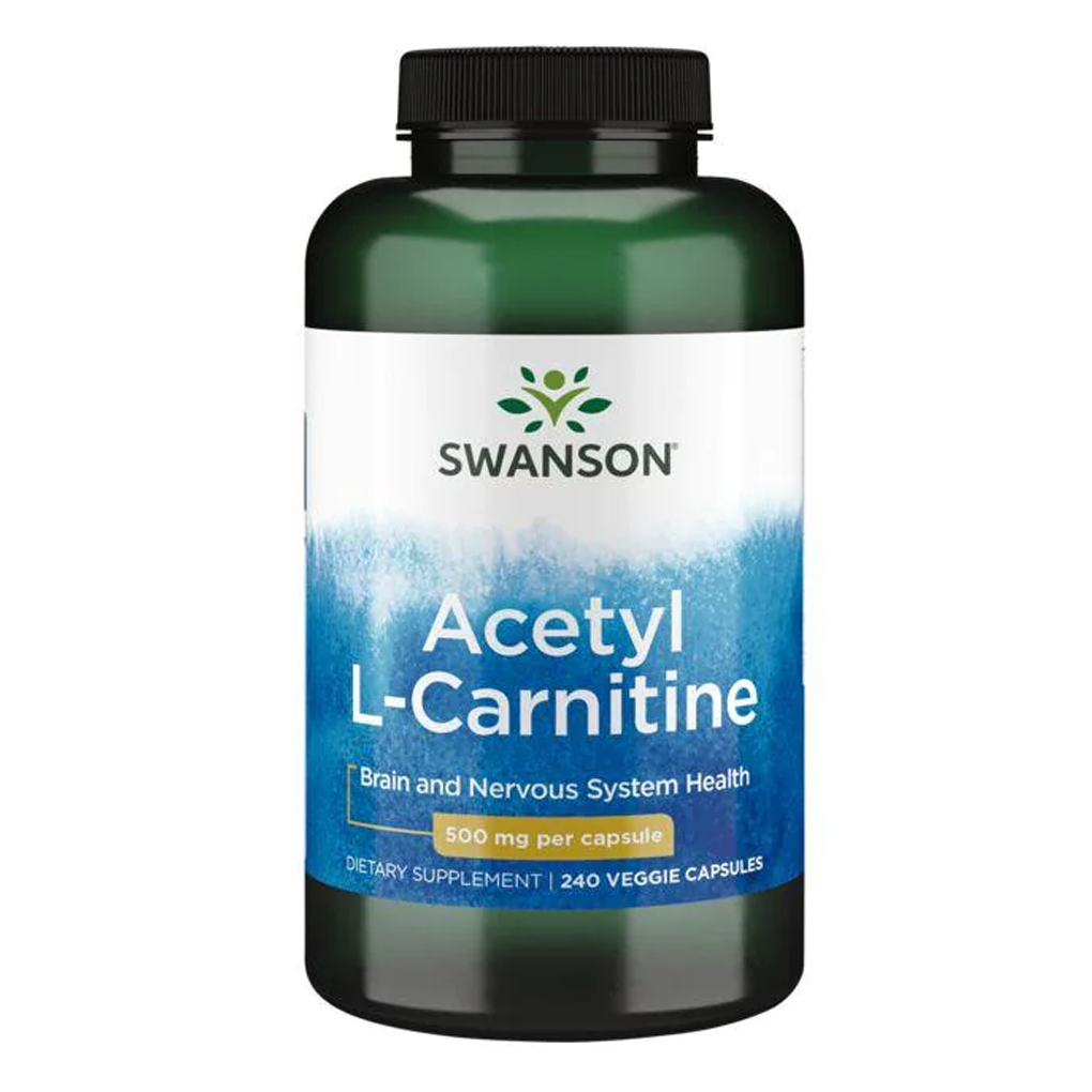 Swanson Premium Acetyl L-Carnitine 500 mg / 240 Veg Caps