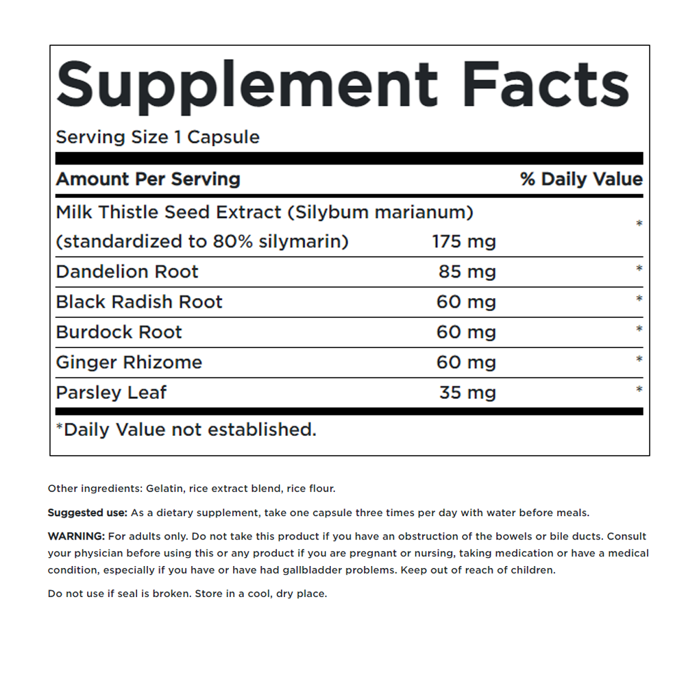 Swanson Superior Herbs Milk Thistle Combination / 60 Capsules