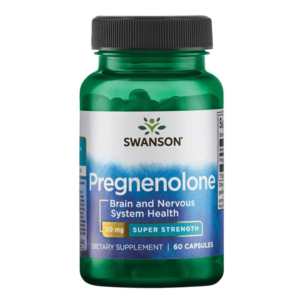 Swanson Ultra Super-Strength Pregnenolone 50 mg / 60 Caps