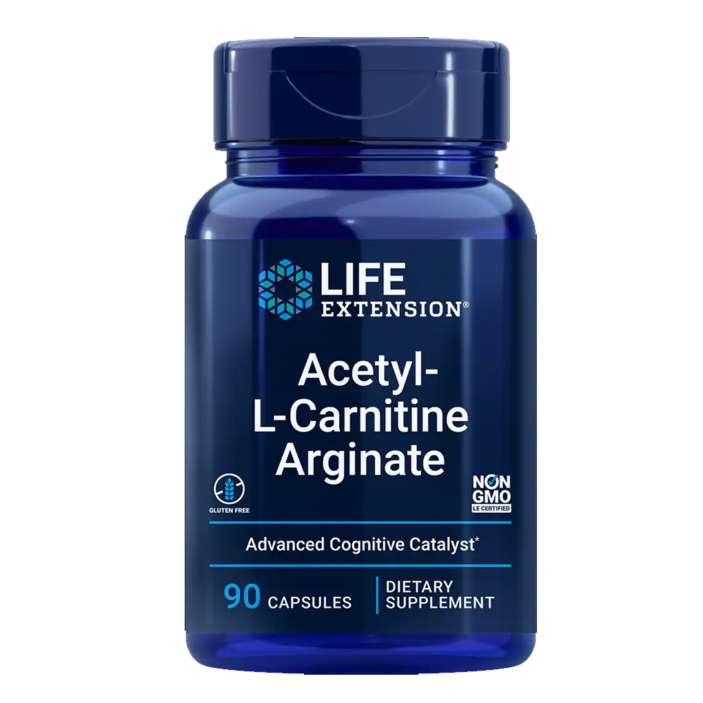 Life Extension  ACETYL-L-CARNITINE ARGINATE  / 90 Vegetarian Capsules