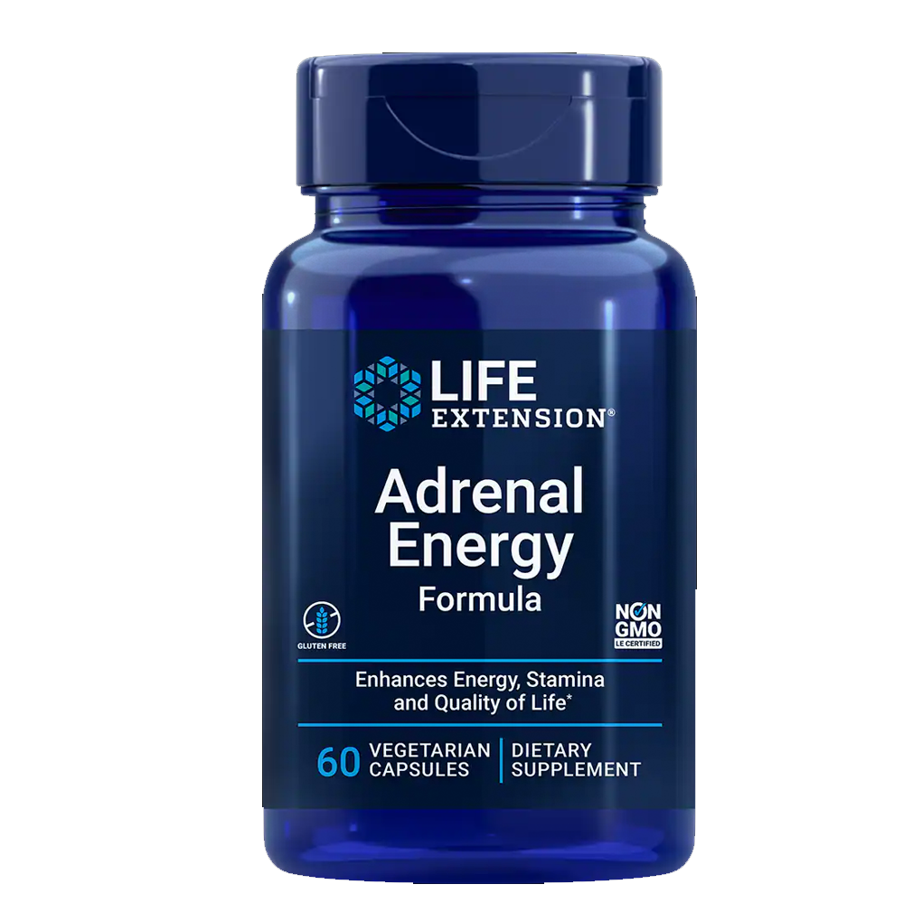 Life Extension Adrenal Energy Formula / 60 Veg Capsules