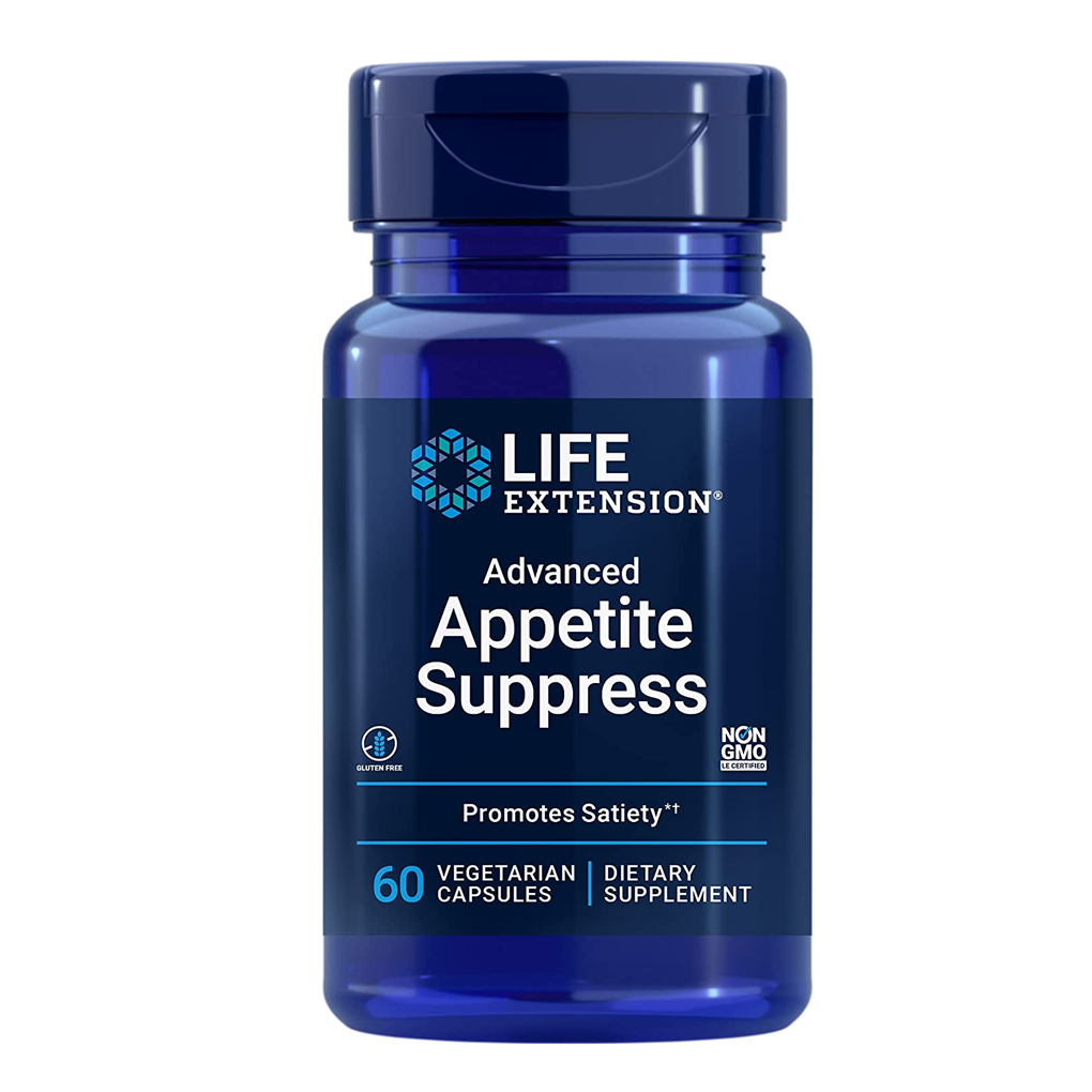Life Extension Advanced Appetite Suppress / 60 Vegetarian Capsules