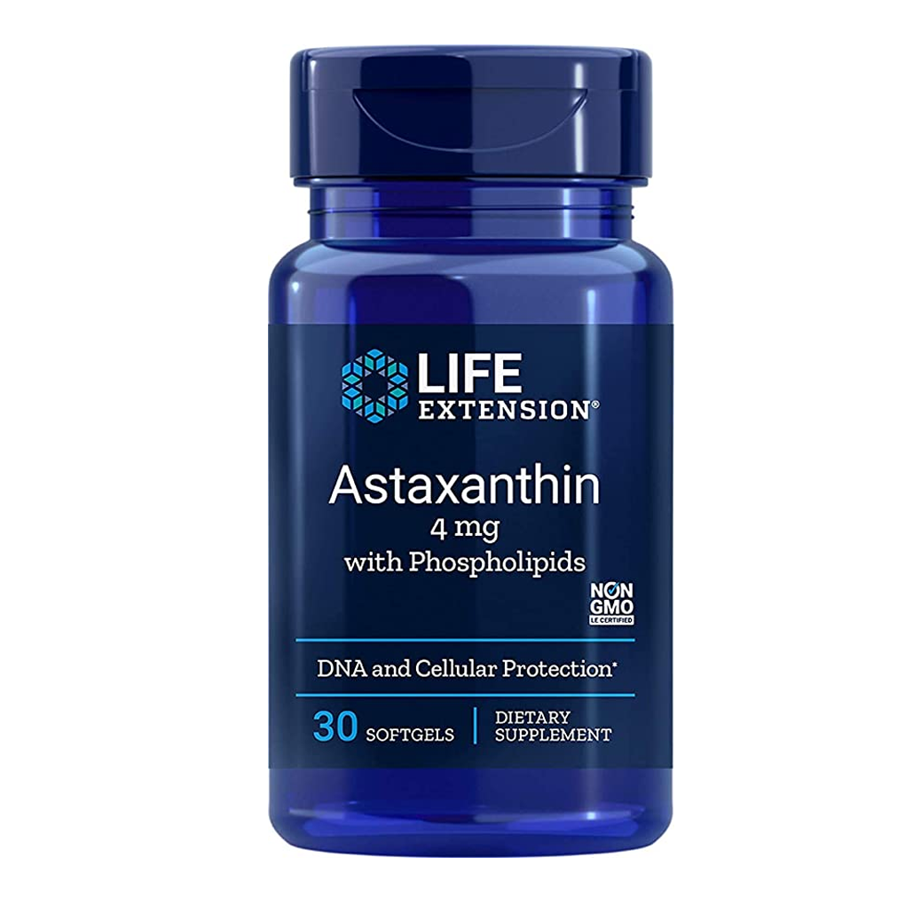 Life Extension Astaxanthin with Phospholipids / 30 Softgels