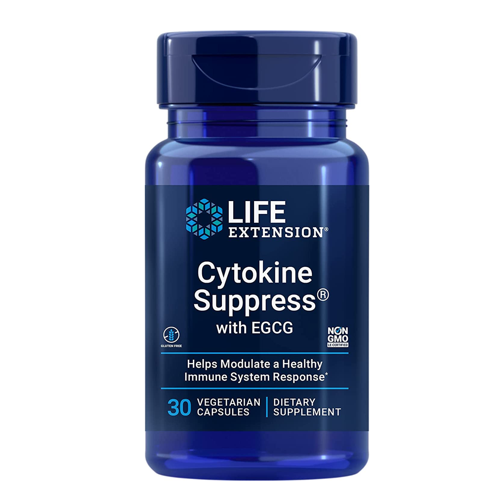 Life Extension Cytokine Suppress® with EGCG / 30 Vegetarian Capsules