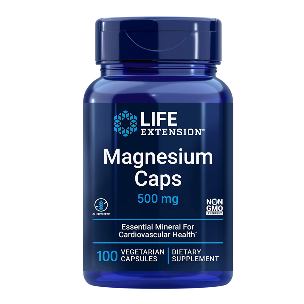 Life Extension Magnesium  Caps 500 mg / 100 Capsules