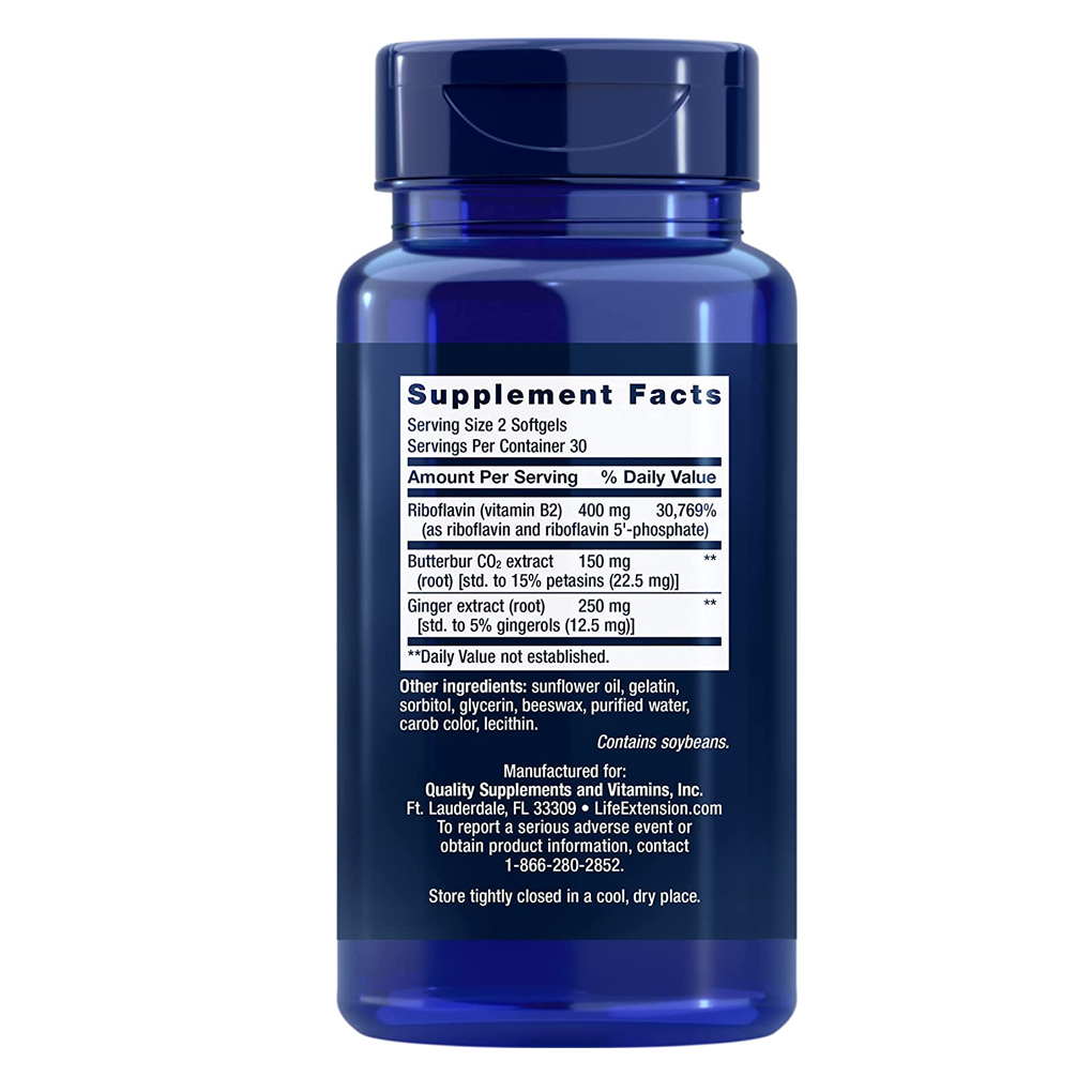 Life Extension Migra-Eeze™ / 60 Softgels Life Extension Migra-Eeze™ / 60 Softgels