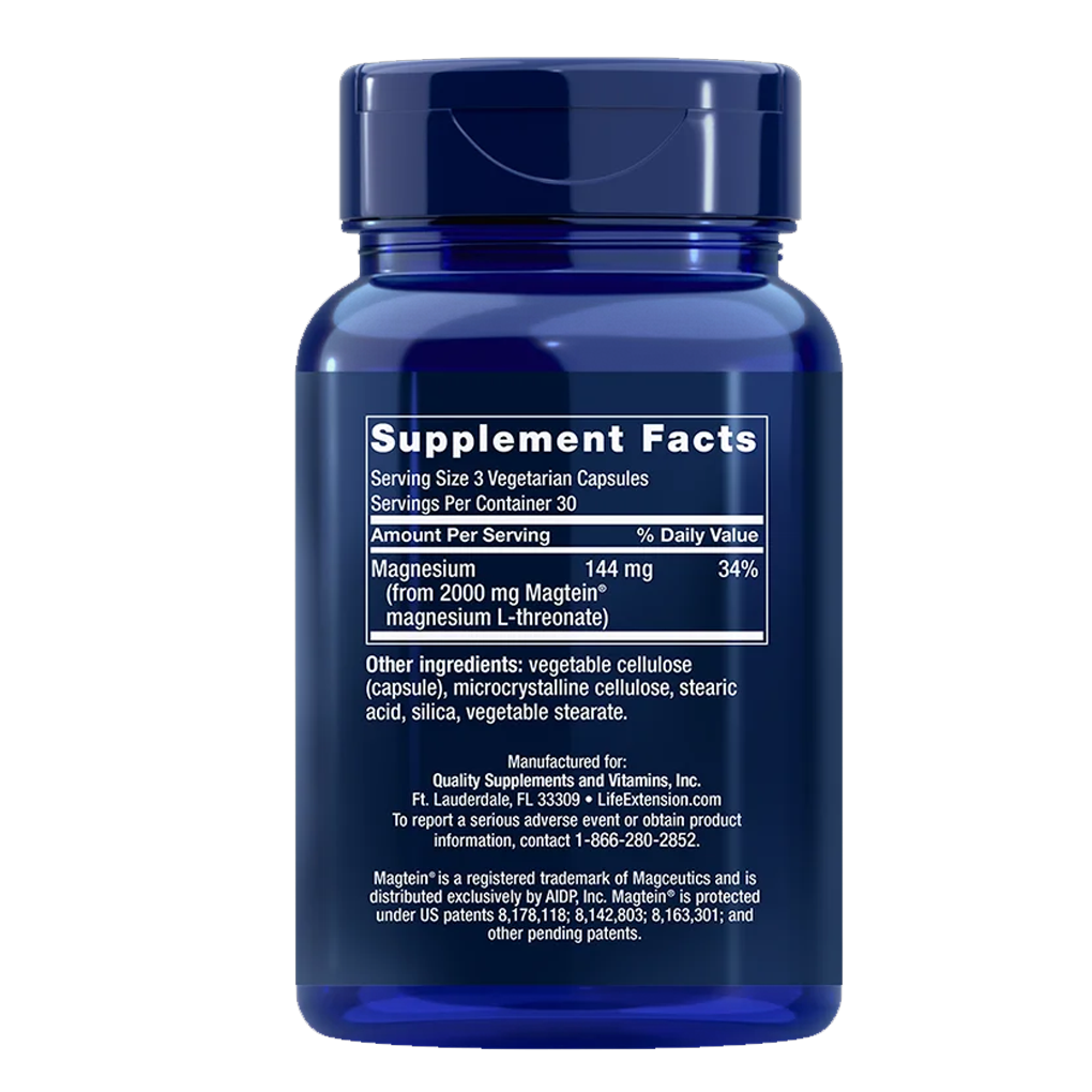 Life Extension Neuro-Mag® Magnesium L-Threonate / 90 Vegetarian Capsules Life Extension Neuro-Mag® Magnesium L-Threonate / 90 Vegetarian Capsules