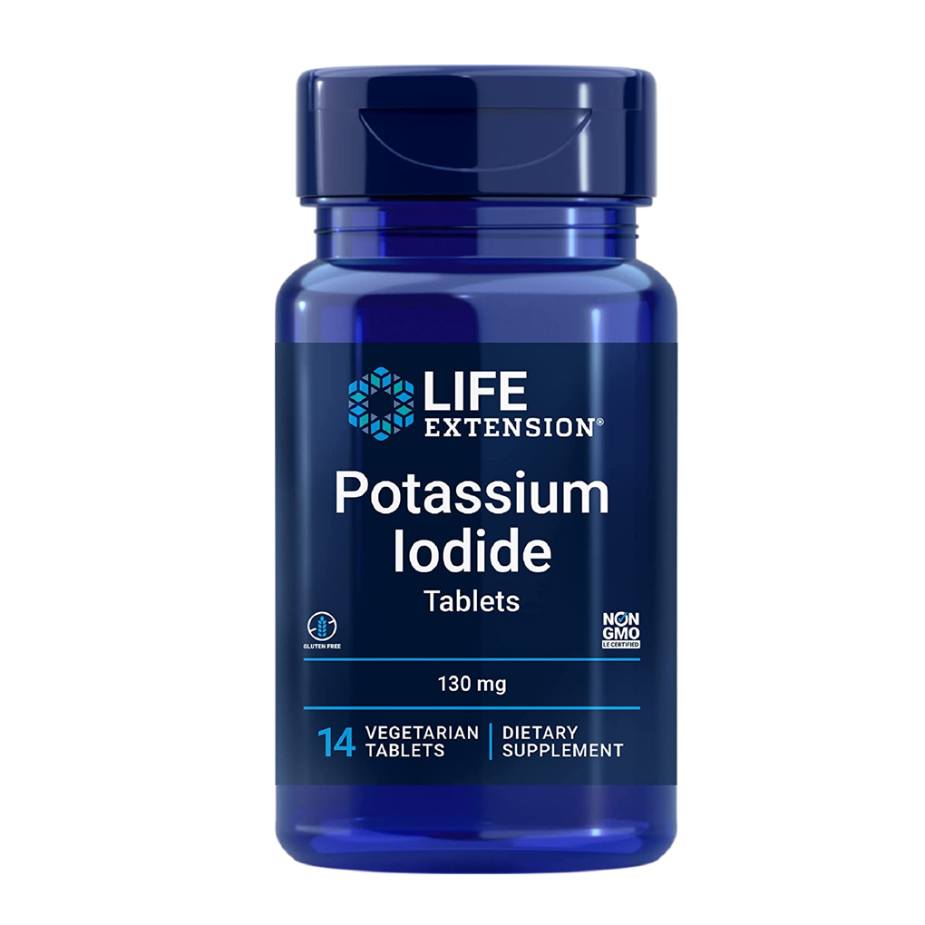 Life Extension  Potassium Iodide 130 mg / 14 Tablets