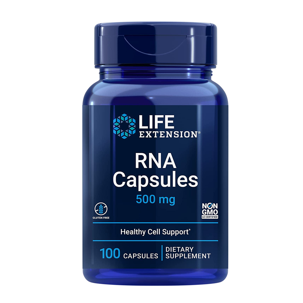 Life Extension RNA (Ribonucleic Acid) 500 mg / 100 Caps