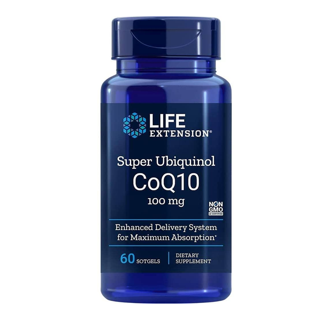 Life Extension  Super Ubiquinol CoQ10 with Enhanced  Mitochondrial Support™ 100 mg / 60 Softgels