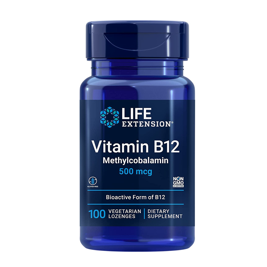 Life Extension Vitamin B12 500 mcg / 100 Lozenges