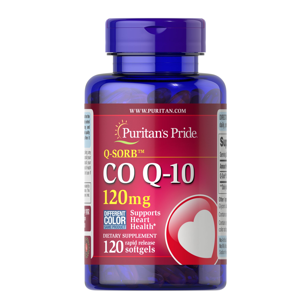 Puritan's Pride  Q-SORB™ Co Q-10  120 mg / 120 Rapid Release Softgels