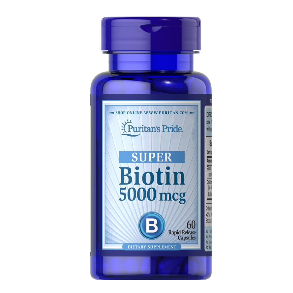 Puritan's Pride Biotin 5000 mcg / 60 Capsules