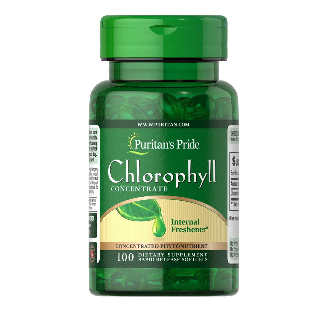 Puritan's Pride Chlorophyll Concentrate 50 mg / 100 Softgels