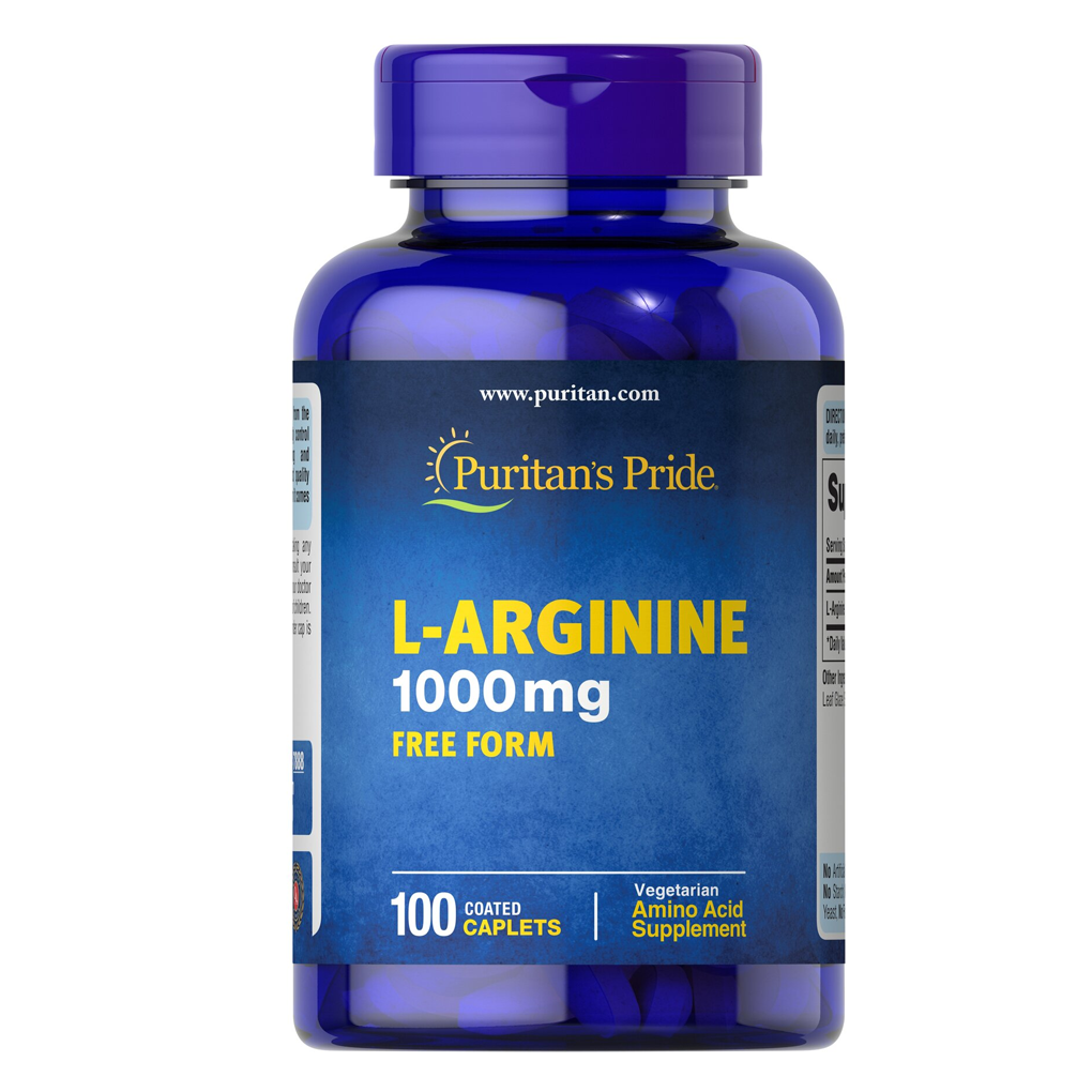 Puritan's Pride L-Arginine 1000 mg / 100 Caplets