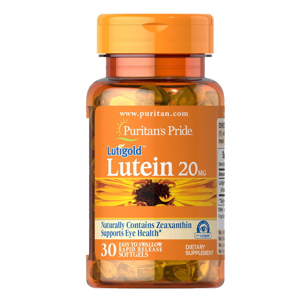 Puritan's Pride  Lutein 20 mg with Zeaxanthin / 30 Softgels