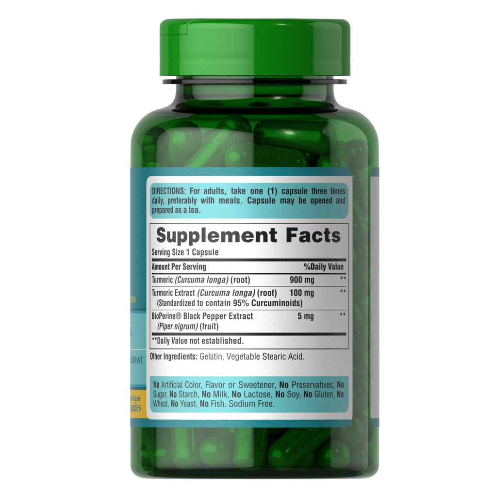 Puritan's Pride Turmeric Curcumin 1000 mg / 60 Caps Puritan's Pride Turmeric Curcumin 1000 mg / 60 Caps