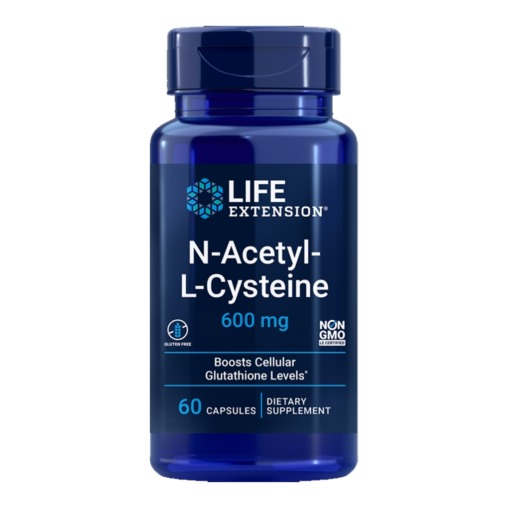 Life Extension N-Acetyl-L-Cysteine (NAC) 600 mg / 60 Capsules Life Extension N-Acetyl-L-Cysteine (NAC) 600 mg / 60 Capsules