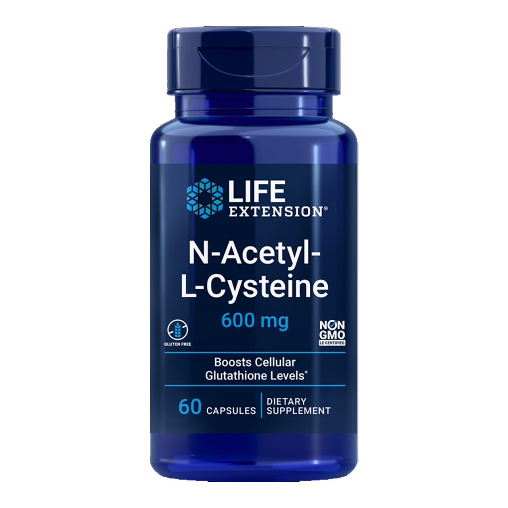 Life Extension  N-Acetyl-L-Cysteine (NAC) 600 mg / 60 Capsules