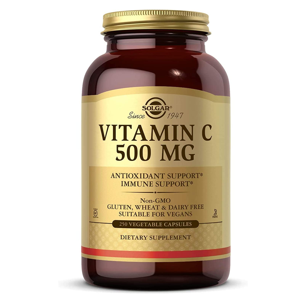 Solgar  Vitamin C-500 mg / 250 Vegetable Capsules