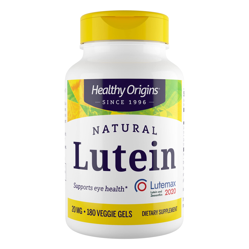 Healthy Origins LUTEIN (LUTEMAX® 2020) 20 mg / 180 Softgels Healthy Origins LUTEIN (LUTEMAX® 2020) 20 mg / 180 Softgels