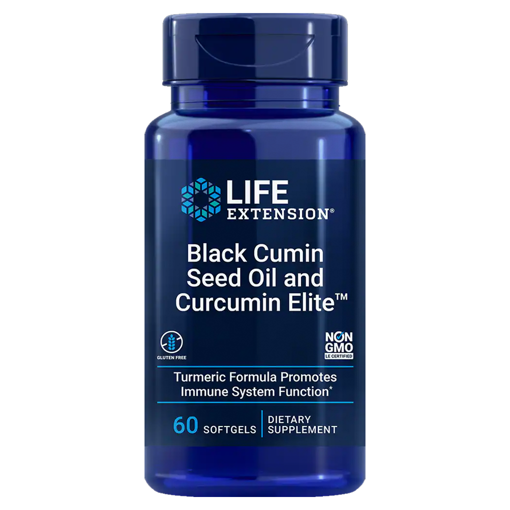 Life Extension Black Cumin Seed Oil and Curcumin Elite™ / 60 Softgels