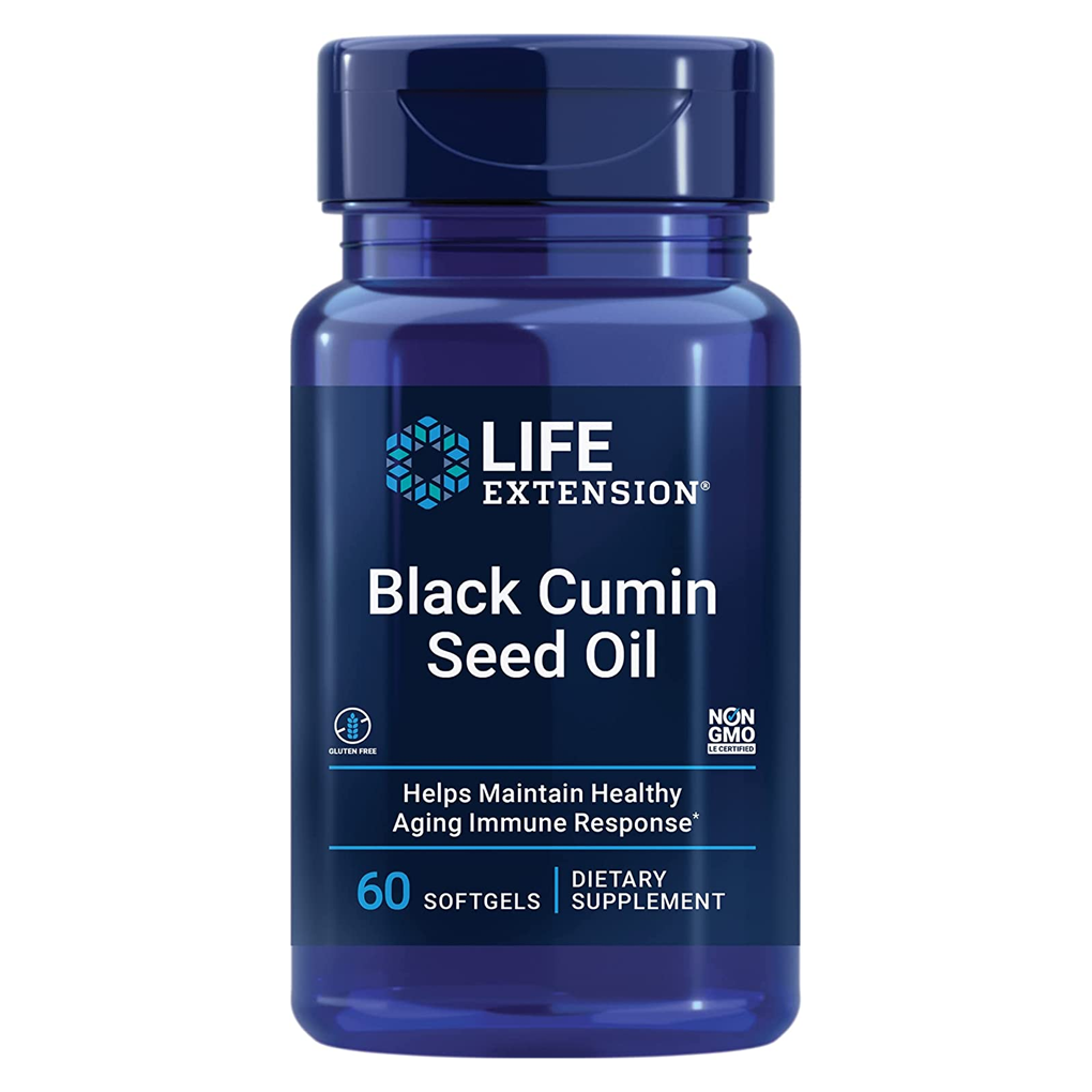 Life Extension Black Cumin Seed Oil / 60 Softgels