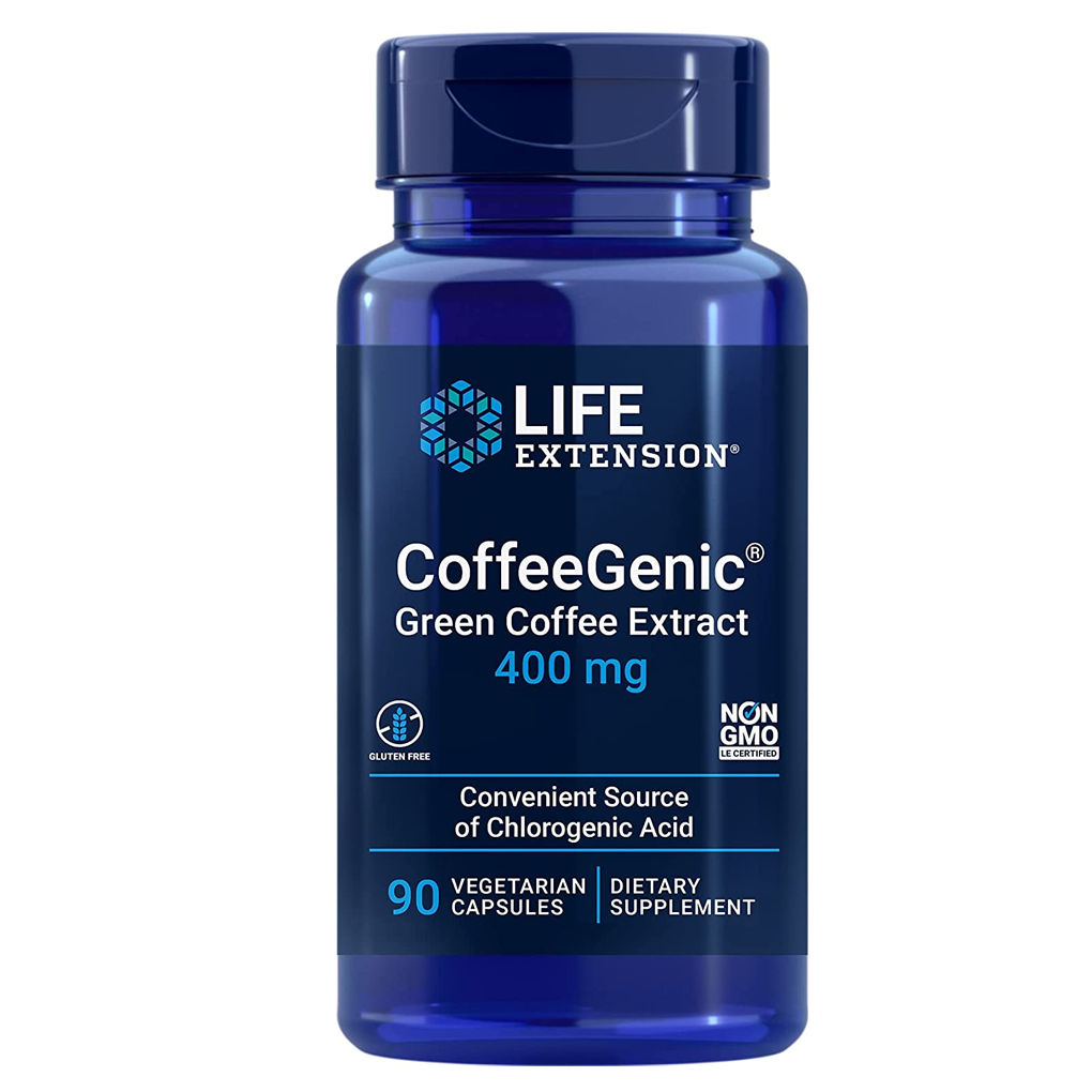 Life Extension  CoffeeGenic® Green Coffee Extract  400 mg / 90 Vegetarian Capsules
