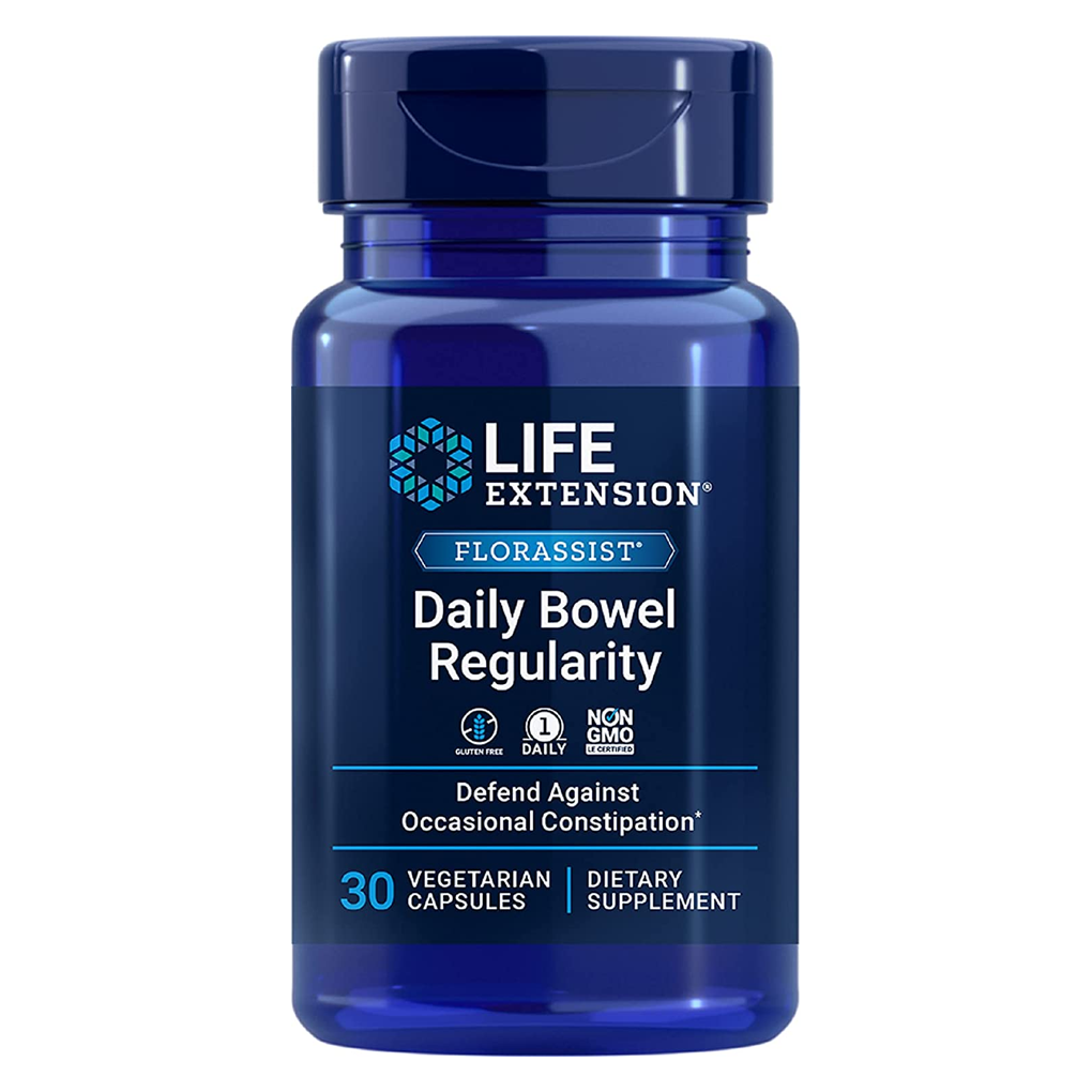 Life Extension FLORASSIST® Daily Bowel Regularity / 30 Vegetarian Capsules