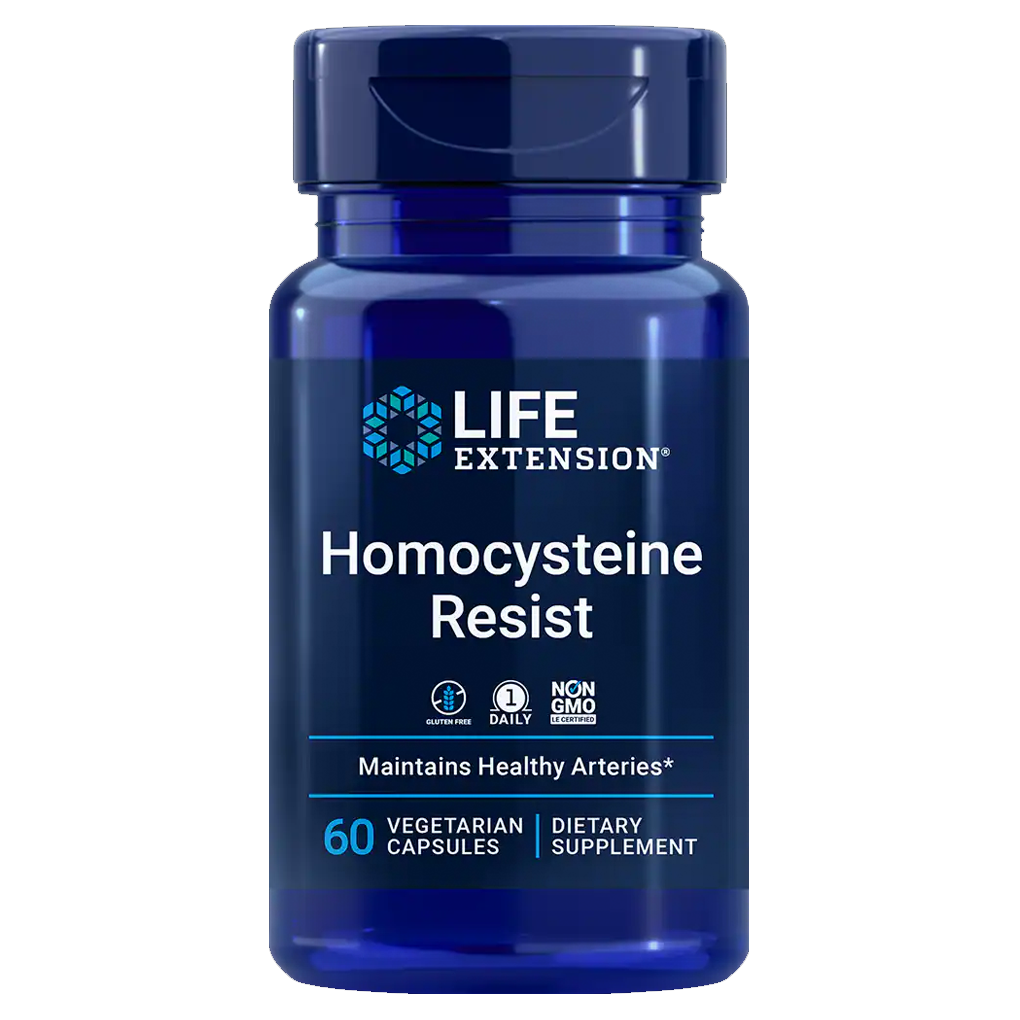 Life Extension Homocysteine Resist / 60 Vegetarian Capsules