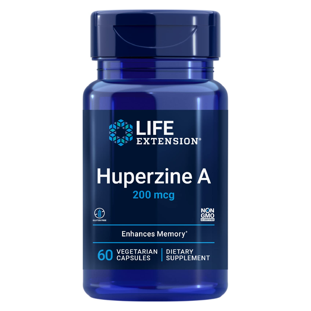 Life Extension Huperzine A 200 mcg / 60 Vegetarian Capsules Life Extension Huperzine A 200 mcg / 60 Vegetarian Capsules