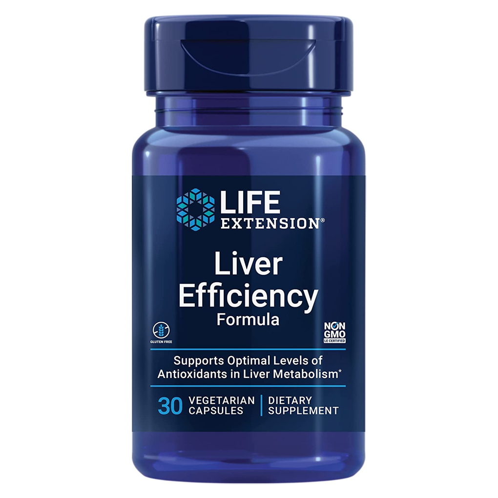 Life Extension  Liver Efficiency Formula / 30 Vegetarian Capsules