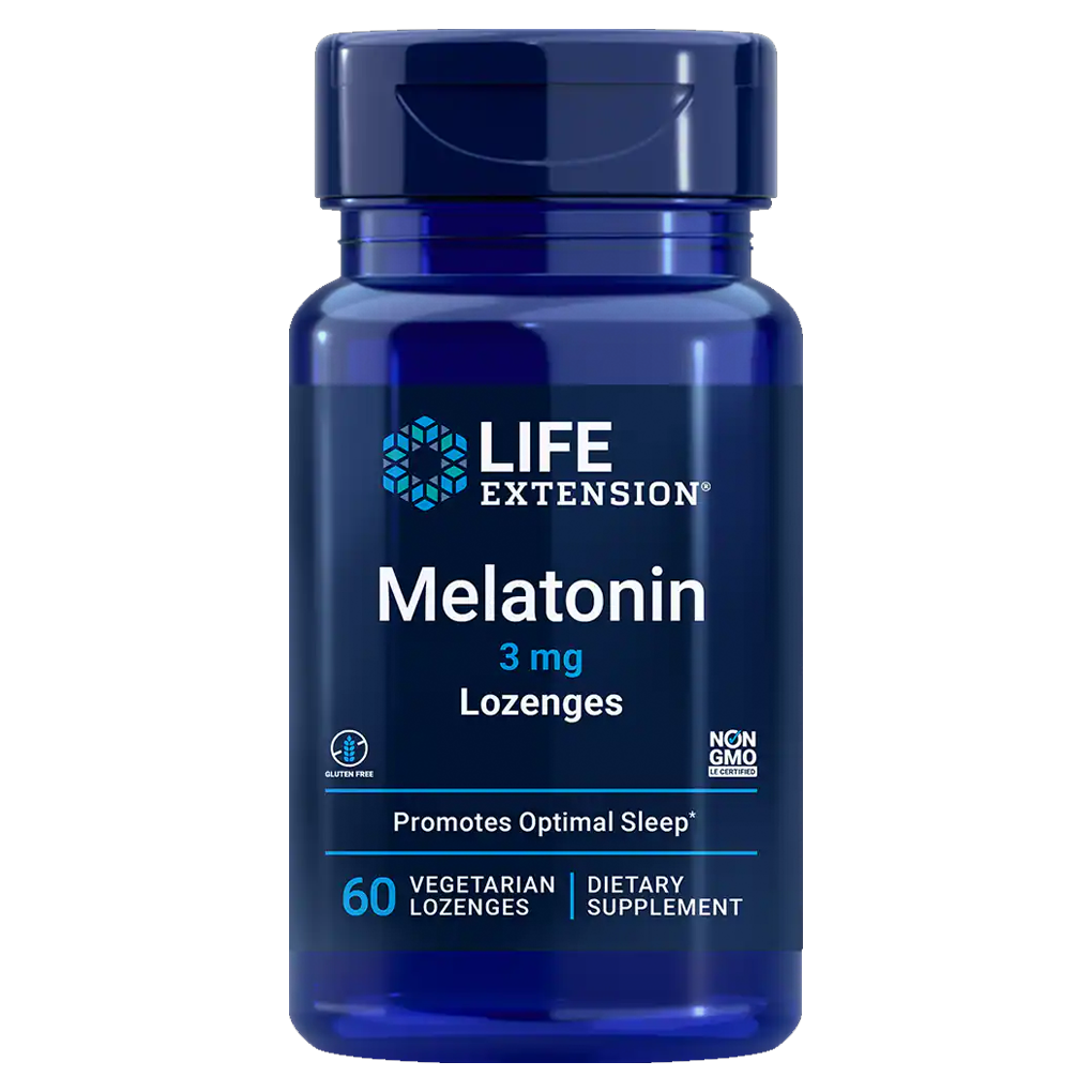 Life Extension   Melatonin 3 mg / 60 Vegetarian Lozenges