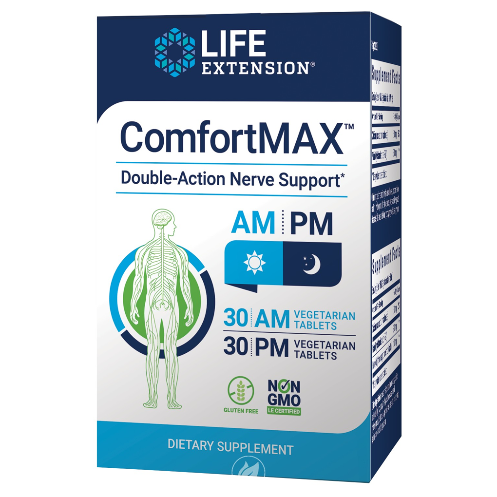 Life Extension ComfortMAX™ , 60 AM/PM Vegetarian Tablets