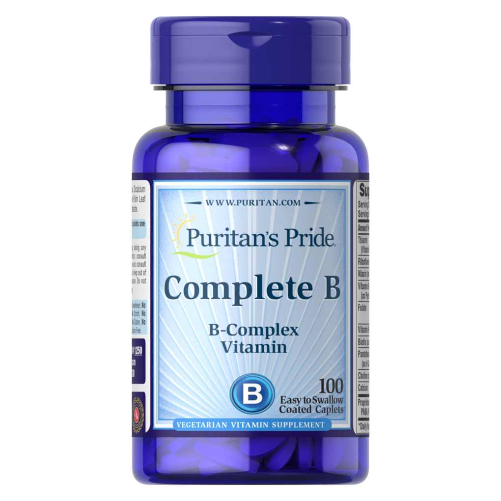 Puritan s Pride Complete B (Vitamin B Complex) / 100 Caplets Puritan s Pride Complete B (Vitamin B Complex) / 100 Caplets