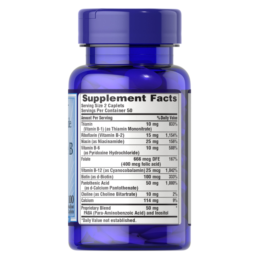 Puritan s Pride Complete B (Vitamin B Complex) / 100 Caplets Puritan s Pride Complete B (Vitamin B Complex) / 100 Caplets