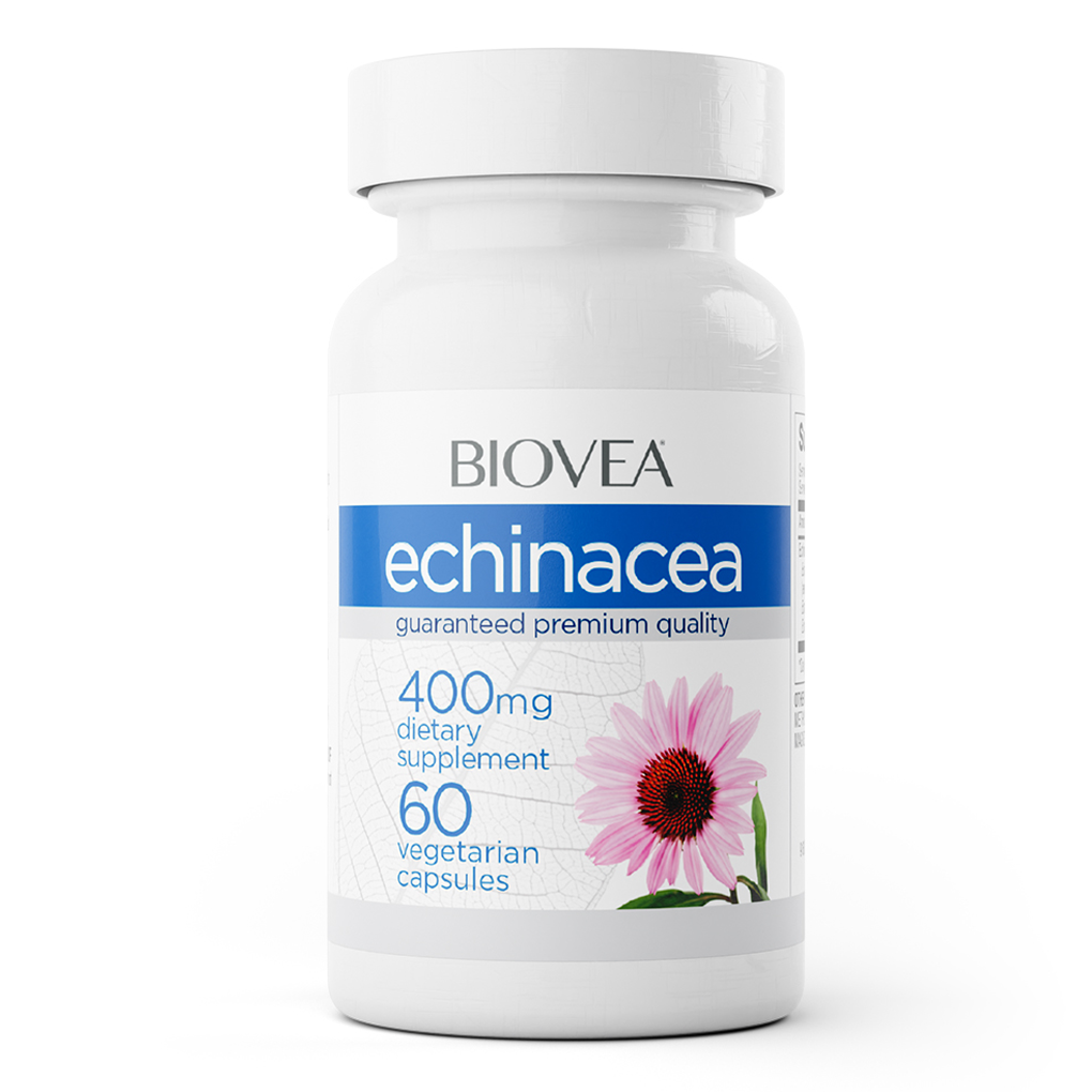 BIOVEA ECHINACEA 400 mg / 60 Vegetarian Capsules