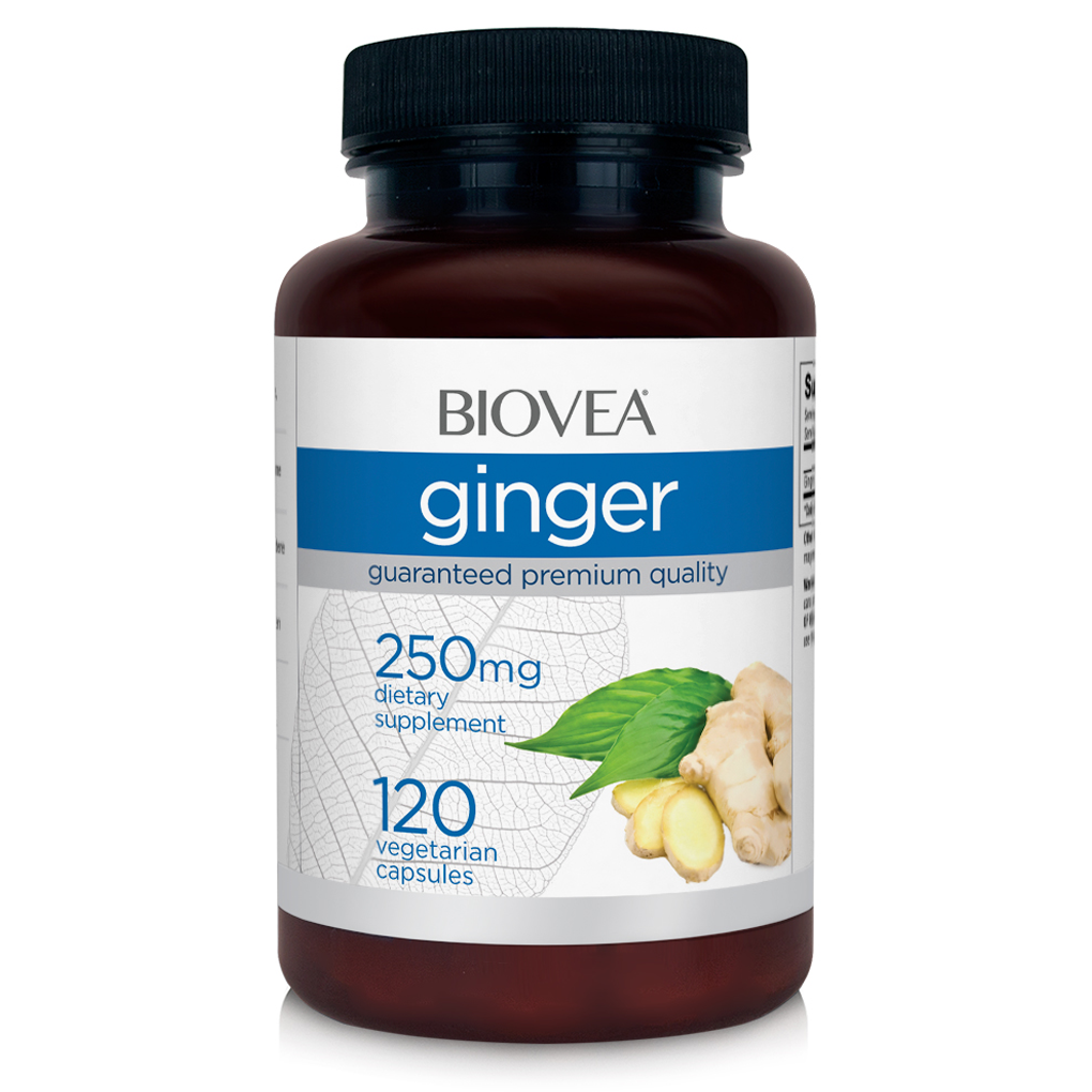 BIOVEA  GINGER 250 mg / 120 Vegetarian Capsules