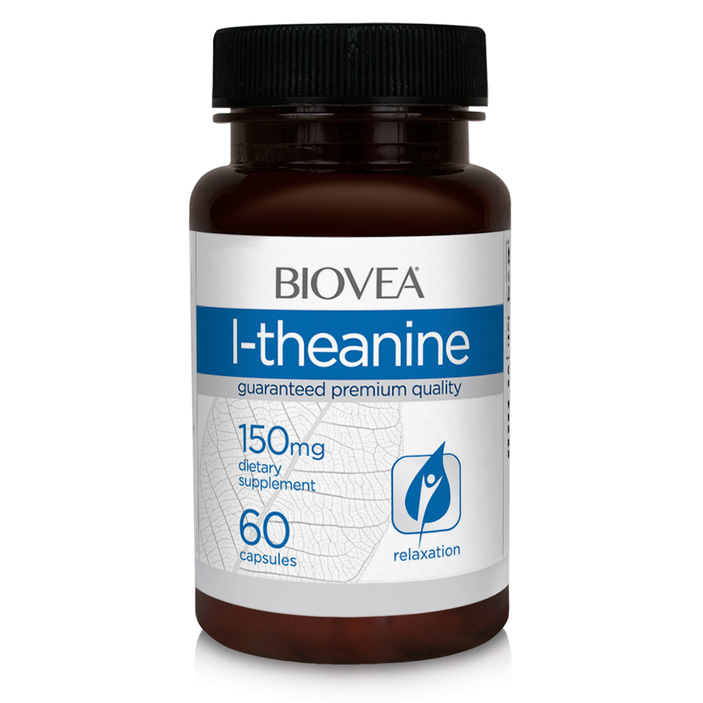 BIOVEA  L-THEANINE 150 mg / 60 Vegetarian Capsules