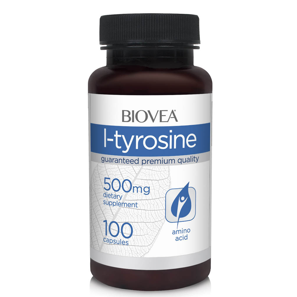 BIOVEA  L-TYROSINE 500 mg / 100 Capsules