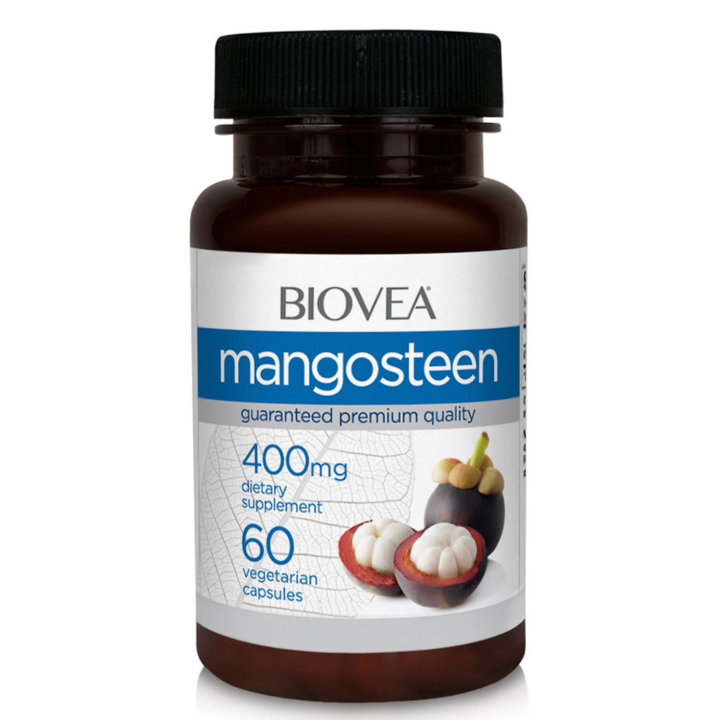 BIOVEA  MANGOSTEEN  EXTRACT 400 mg / 60 Vegetarian Capsules