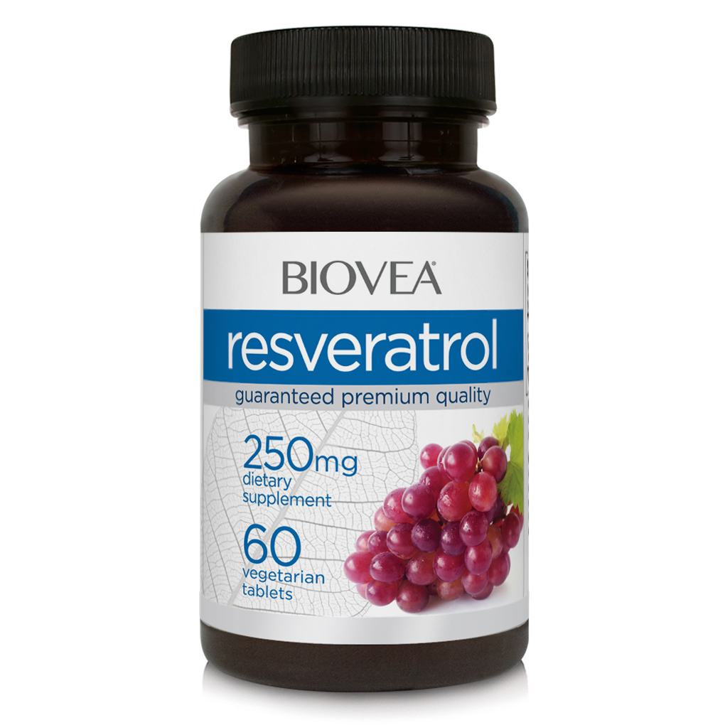 BIOVEA  RESVERATROL 250 mg / 60 Vegetarian Tablets