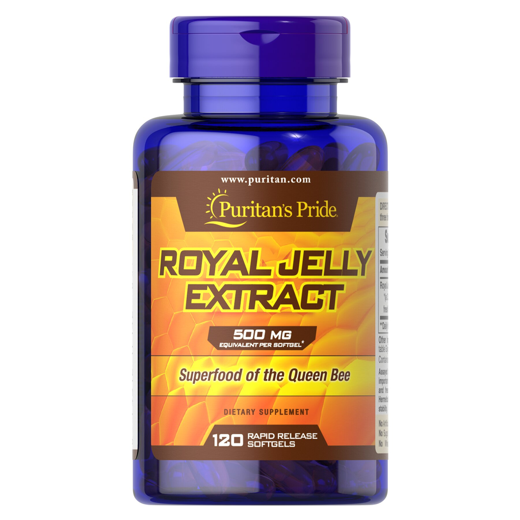 Puritan's Pride Royal Jelly 500 mg / 120 Softgels Puritan's Pride Royal Jelly 500 mg / 120 Softgels