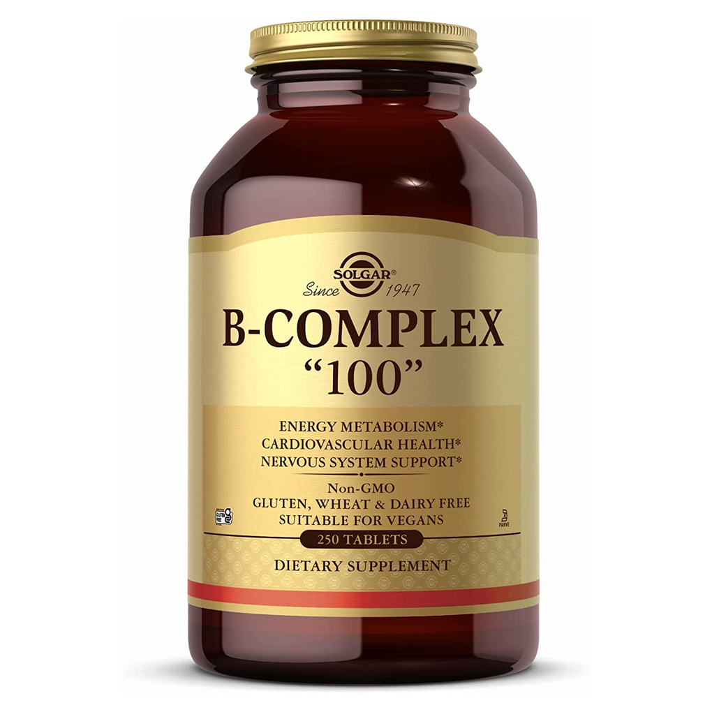 Solgar B-Complex "100" / 250 Vegetable Capsules