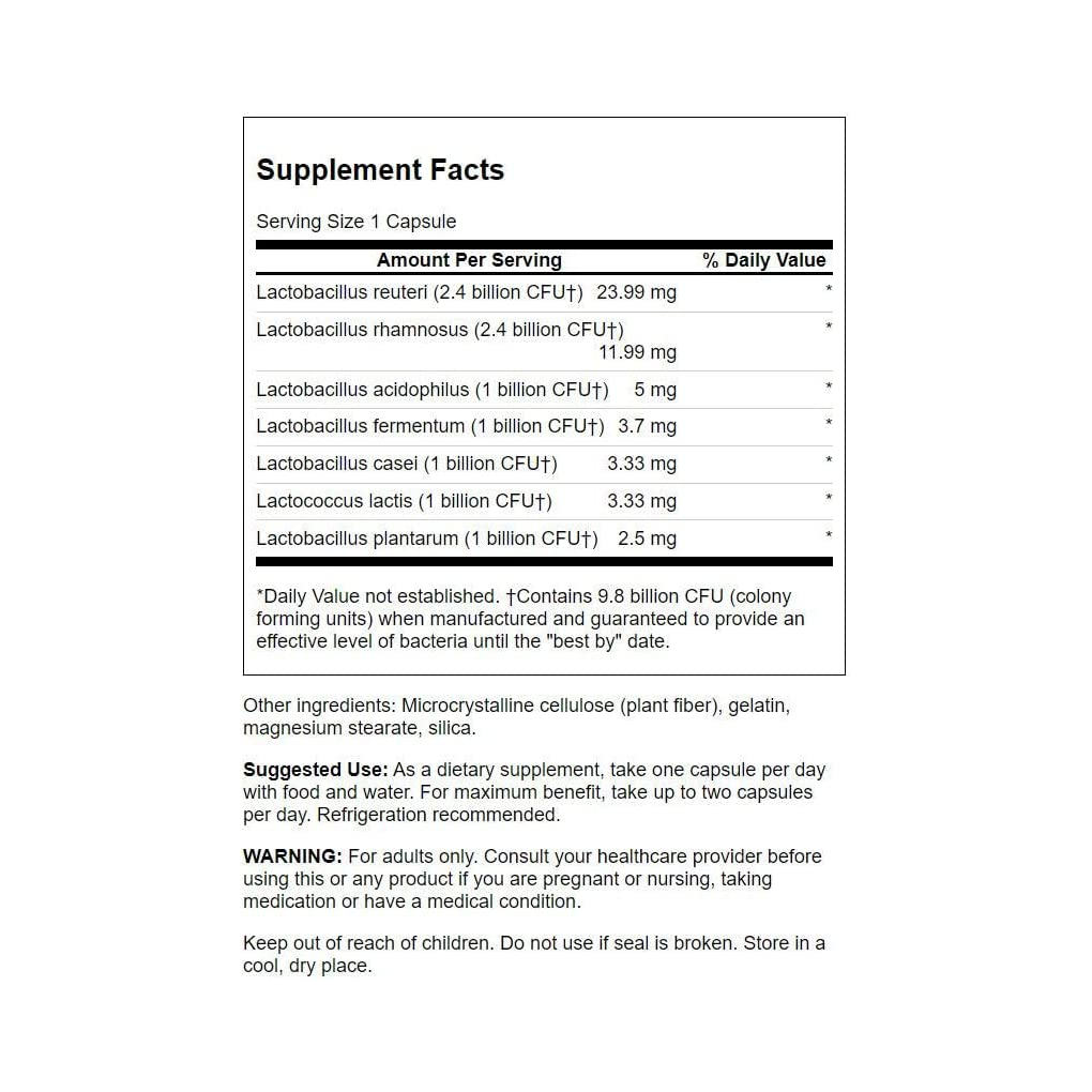 Swanson Ultra- FemFlora Probiotic for Women 9.8 Billion CFU / 60 Capsules