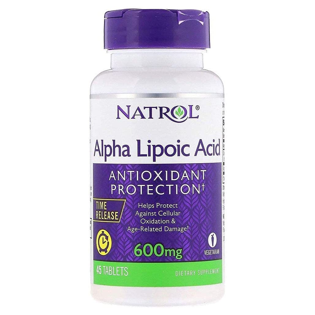 Natrol Alpha Lipoic Acid Time Release 600 mg / 45 Tablets