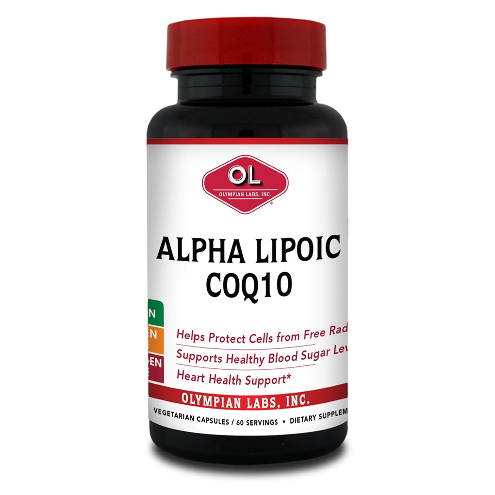 Olympian Labs.Inc, ALPHA LIPOIC ,CO Q10 / 60 Capsules